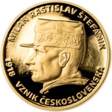 100. výročí vzniku ČSR - M. R. Štefánik - proof