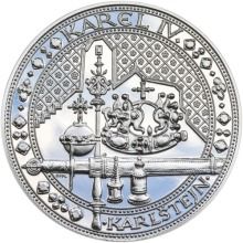 Nejkrásnější medailon IV. Karlštejn - 1 kg Ag Proof-like