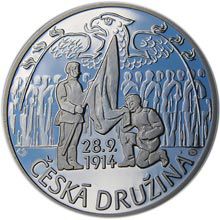 Česká Družina - stříbro Proof