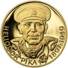 Heliodor Píka - zlato 1/2 Oz Proof