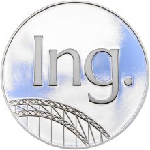 Ing. - Titulární medaile stříbrná