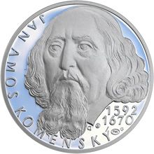 J. A. Komenský - 420. výročí narození Ag proof