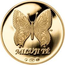 Miluji Tě zlato 2 Oz Proof