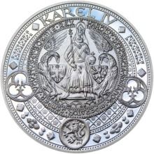 Nejkrásnější medailon II. - Královská pečeť - 50 mm Ag Proof