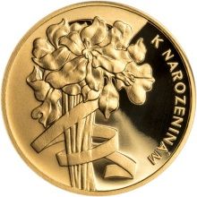 Vše nejlepší k narozeninám zlato 2 Oz Proof