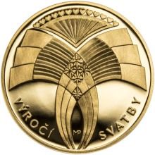 Výročí svatby zlato 2 Oz Proof