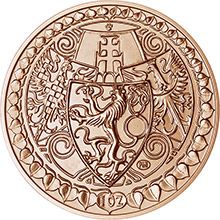 Vznik ČSR -  1 Oz Měď b.k.