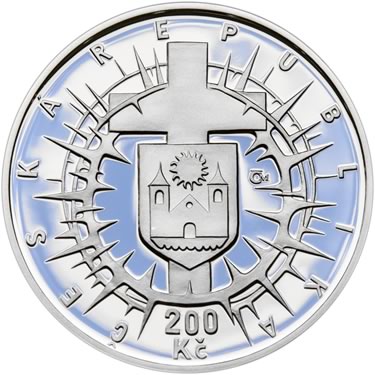 Náhled Averzní strany - 2023 Proof - 200 Kč Josef Karel Matocha jmenován arcibiskupem olomouckým