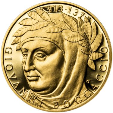 Náhled Averzní strany - Giovanni Boccaccio - 700. výročí narození Au proof