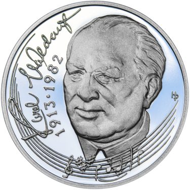 Náhled Averzní strany - Karel Valdauf - 100. výročí narození Ag proof