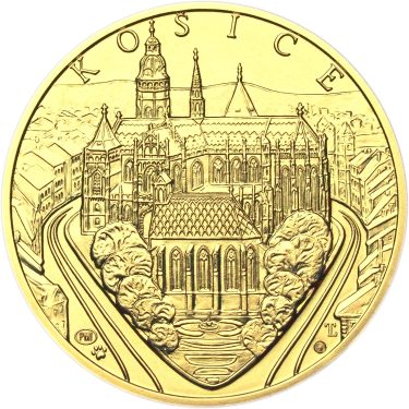 Náhled Averzní strany - Košice - zlatá 1 Oz Proof