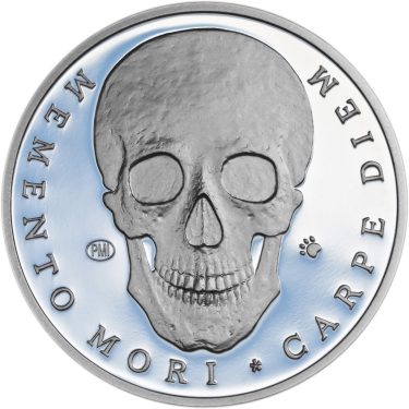 Náhled Averzní strany - Kostnice Sedlec - Memento Mori - stříbro proof