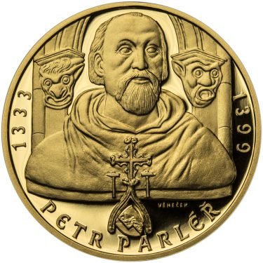 Náhled Averzní strany - Petr Parléř - 1/2 oz zlato Proof