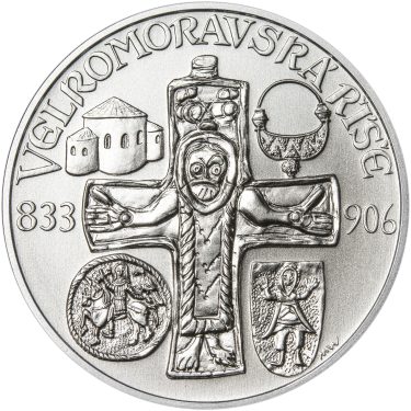 Náhled Averzní strany - Velká Morava - 34mm stříbro b.k.