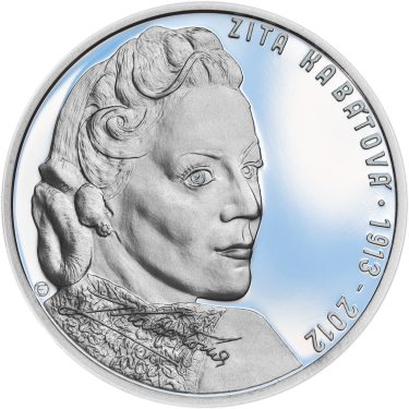 Náhled Averzní strany - Zita Kabátová - 100. výročí narození Ag proof